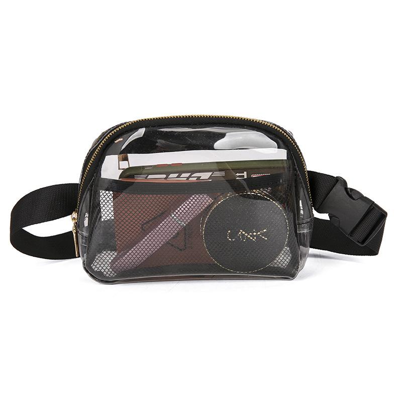 

2026 summer lulu women s bag transparent shoulder messenger bag women s small breast bag