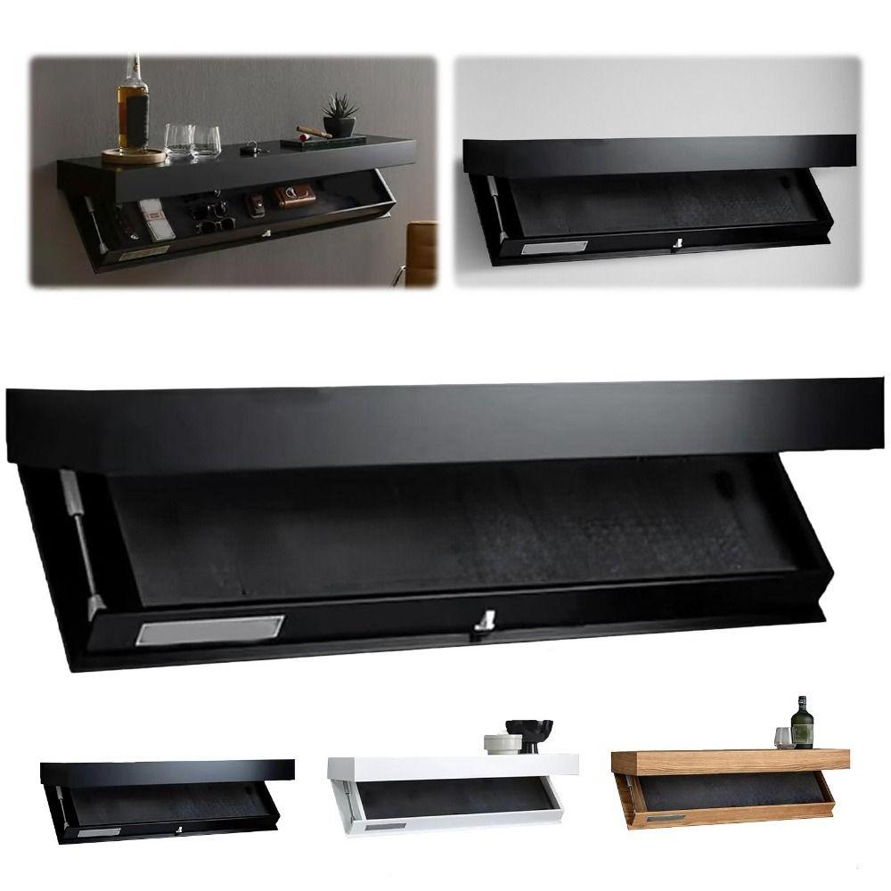 Decorative Concealed Floating Shelf Wall Mounted Secret Compartment Shelf Book Storage