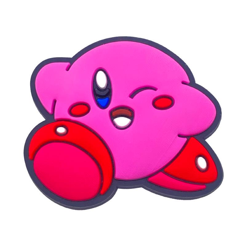 Kirby Shoe Charms: Soft PVC Flower Accessories & DIY Decorations