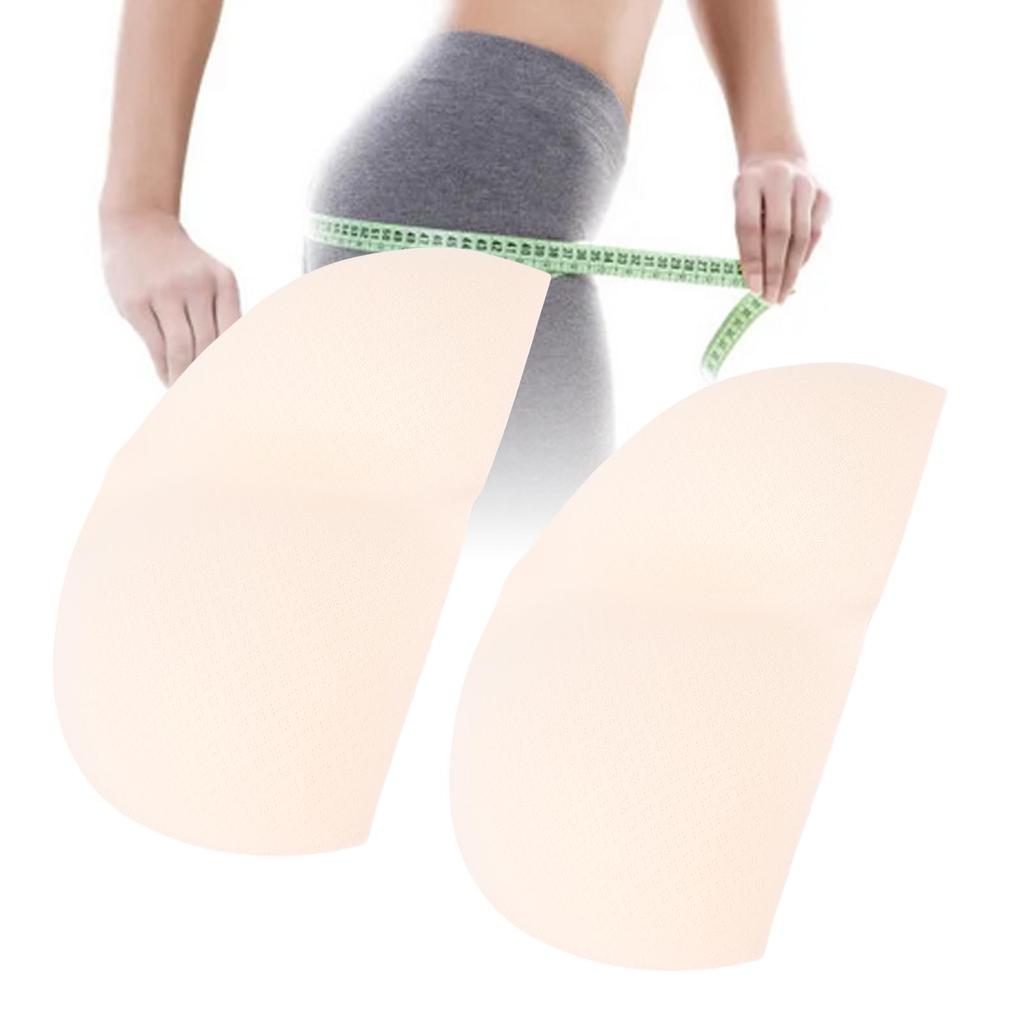 2 Pcs Buttocks Inserts Soft Sponge Breathable Skin Friendly Hip Pads Inserts for Women
