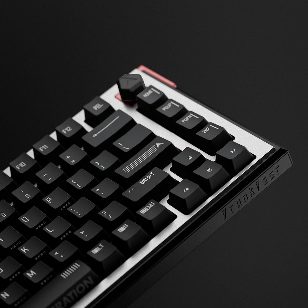 DrunkDeer A75 Ultra Rapid Trigger eSports Gaming Keyboard with Magnetic Switches Adjustable Actuation RT Plus RT Match 8K Black Qian Switch Keyboard,