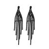 Tassel earrings European and American temperament stud earrings retro niche earrings