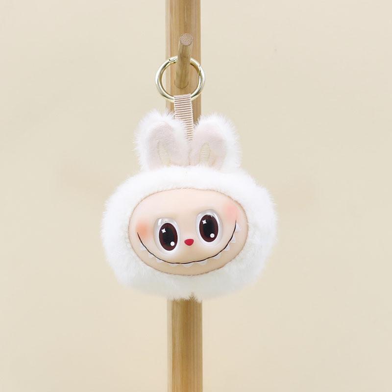 Rabbit Pendant Plush Toy Keychain Cartoon Doll Backpack Decoration Gift