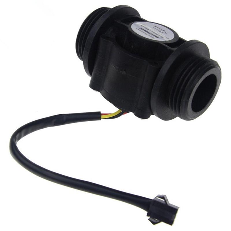 ABWR-3 Pcs Water Flow Sensor Fuel Flow Meter Water Meter Sensor Flowmeter Water Sensor, 1 Pcs 2-100L/Min & 2 Pcs 1-60L/Min