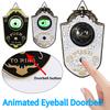 Animated Eyeball Halloween Doorbell with Spooky Sounds Halloween Horror Doorbell LED Hanging Doorbell Halloween Decoration