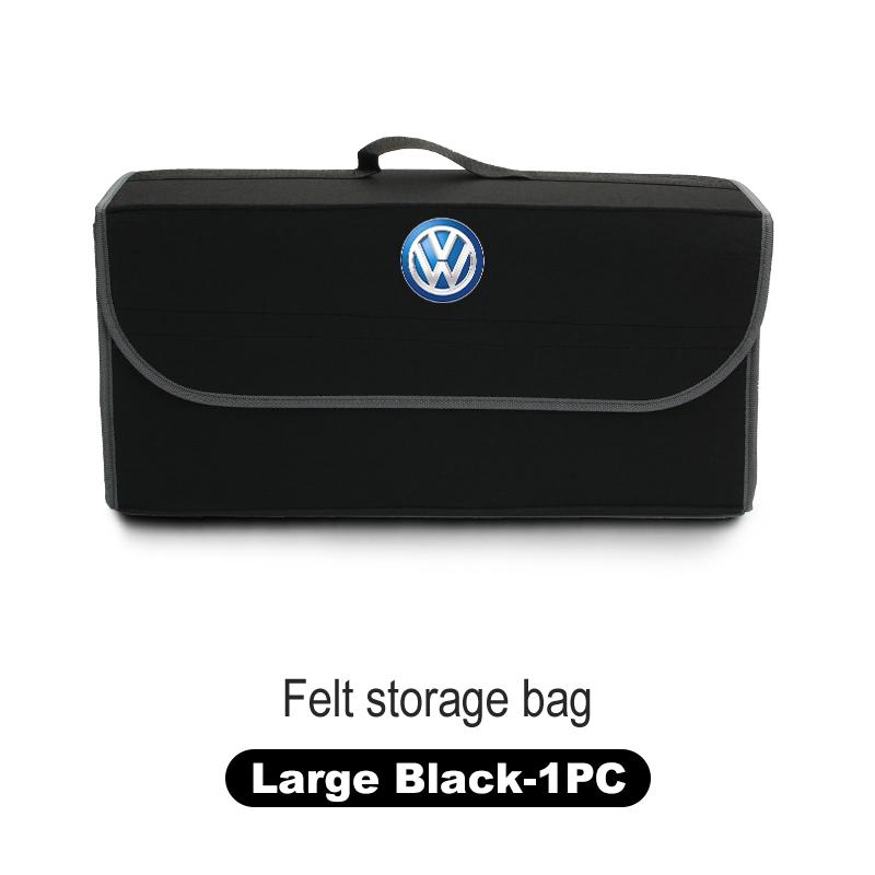 BAG1 Car Trunk Felt Storage Box Folding Organizer Auto Interior Accessories For Volkswagen VW Golf Jetta Passat Mk4 Mk5 Mk6 CC Golf