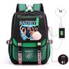 2026 New Katseye Kpop Print Backpack Teen Students Casual Daypack Lightweight Large-Capacity Travel Bookbag