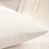 Spring Summer Home Hotel American Woven Throw Pillow Cover Leaves Embroidery Square 18x18 Inch Canvas Pillow Cover Invisible