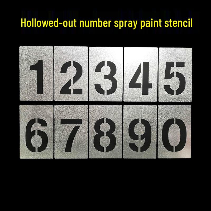Stainless Steel Number Stencil Set