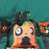 Halloween Candy Bag Pumpkin Ghost Face Goodie Bags Halloween Trick or Treat Snack Wrapping Bag Holiday Party Supplies