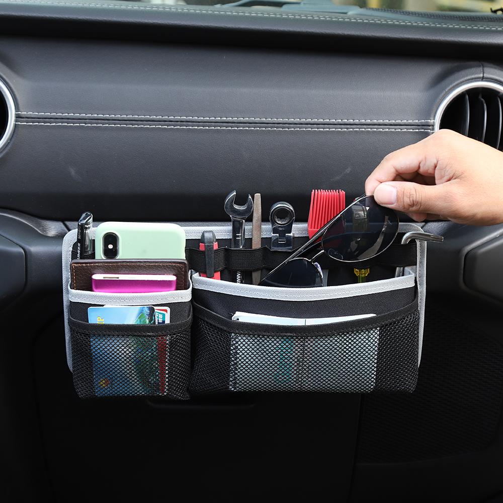 Auto Beifahrer Haltegriff Multifunktionale Aufbewahrungstasche Organizer Tasche Verstauen Aufräumen Autozubehör