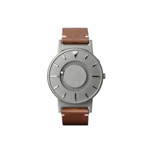 Eone Bradley Classic Titanium Watch with Italian Leather, Brown