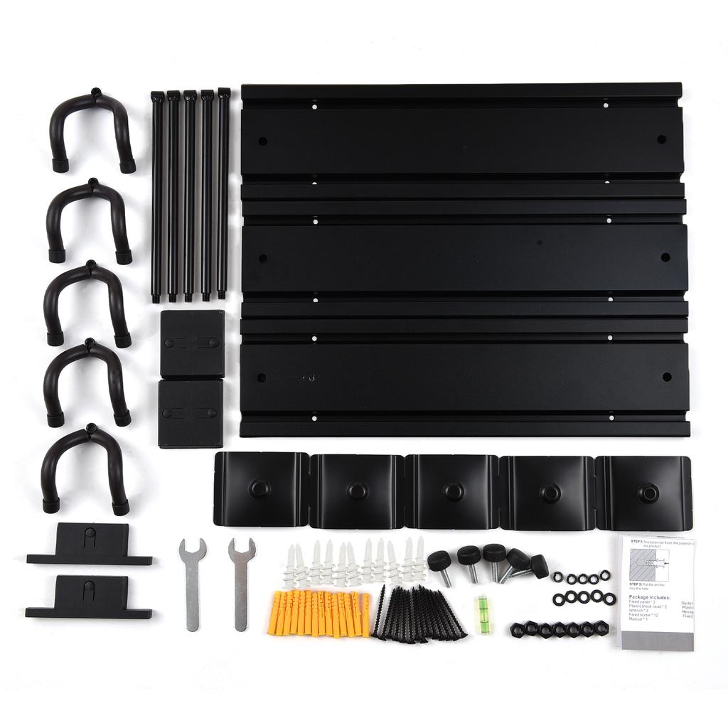 Gitarrenständer für mehrere Gitarren, Wandhalterung, für 5 Gitarren, verstellbarer Haken aus Aluminiumlegierung