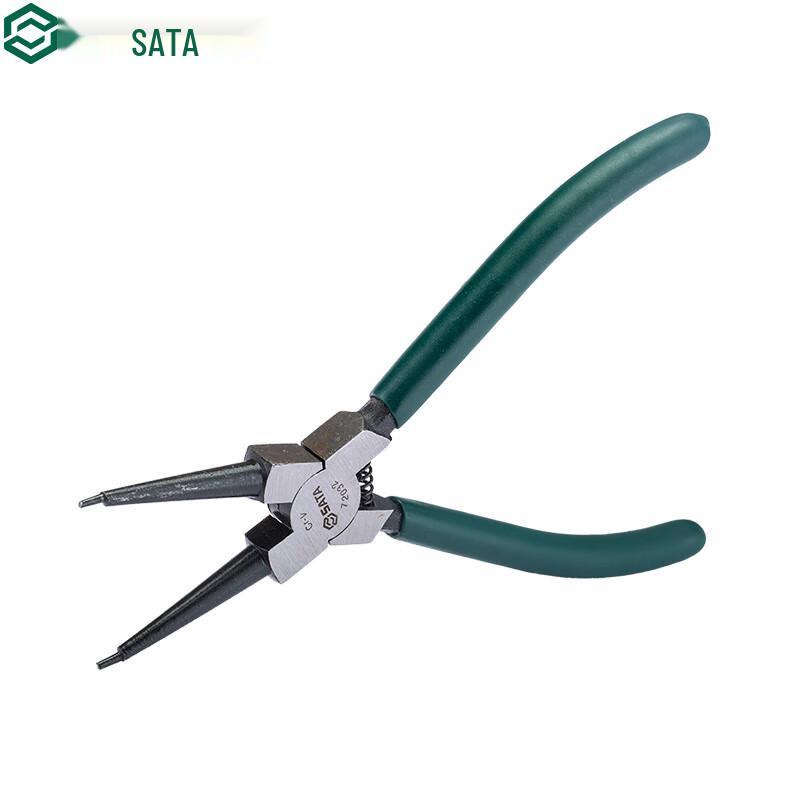 SATA German Style Straight Internal Circlip Pliers 7 inch