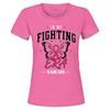 Personalized Breast Cancer In My Fighting Era Custom Name Women's T-Shirt Customized Breast Cancer Awareness Survivor Warrior Gift for Her