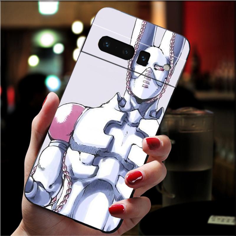 Phone Case for Google Pixel 7 Pro 7 6A 6 Pro 5A 4A 3A Pixel 4 XL Pixel 5 6 4 3 XL 3A XL 2 XL JoJo Bizarre Adventure Case Funda