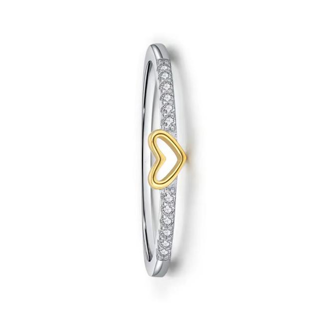 High Quality New Luxury 925 Silver Love Arrow Star Friend Wedding Ring Set Suitable For Women Tiki jewelry Party Gifts