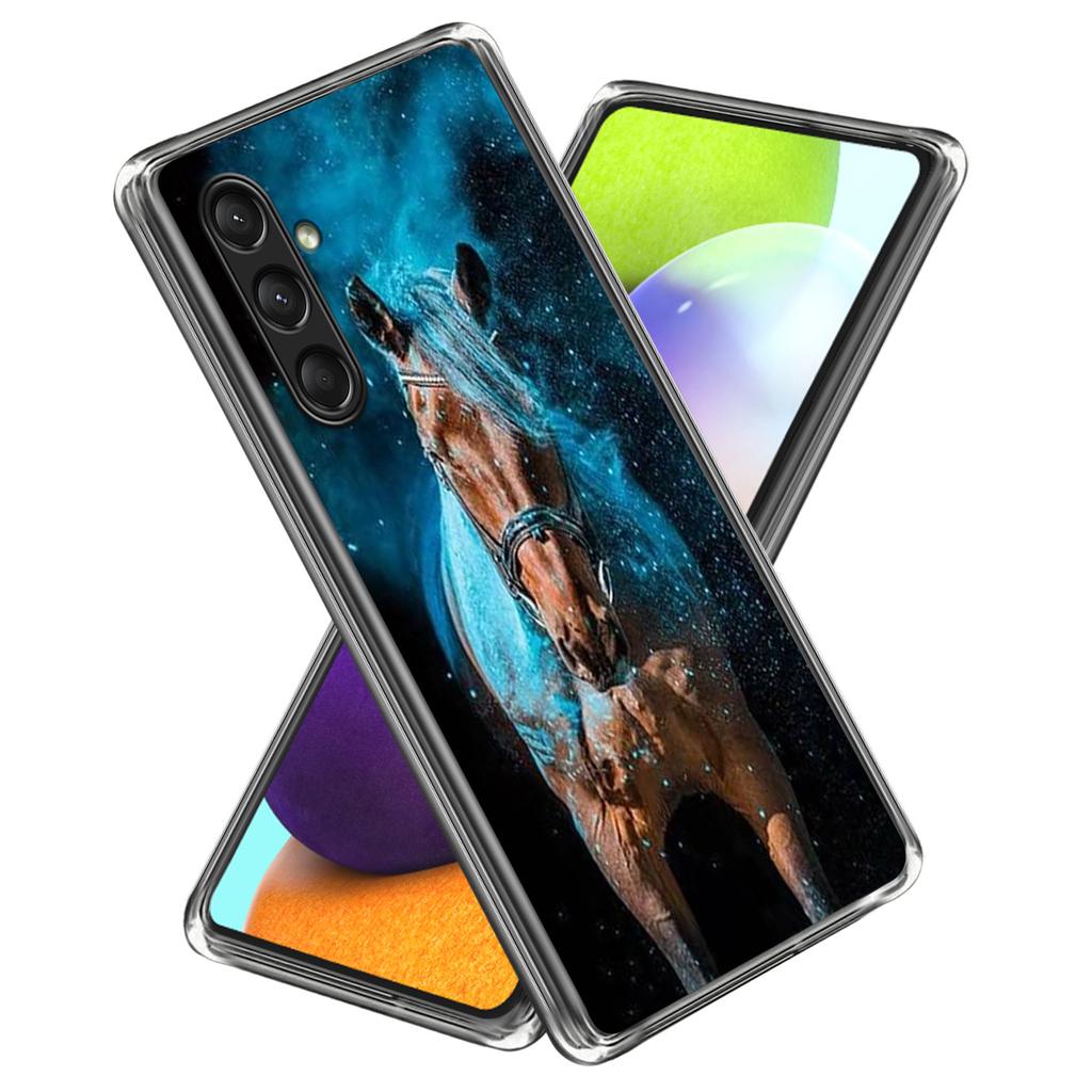 For Samsung Galaxy A16 5G/A16 4G Case Shock-Absorbent TPU Pattern Printed Phone Cover