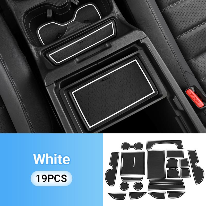 

Для Honda CR-V CRV 6-го поколения 2023 2024 2025 гибридный силиконовый автомобильный слот для ворот накладка на чашку подушка наклейка нескользящий коврик аксессуары With Logo белый