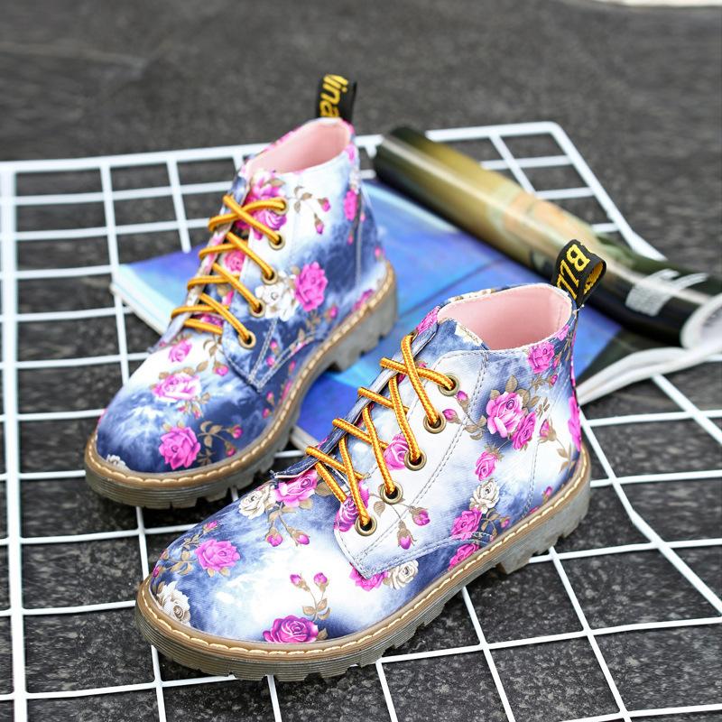 Martin boots women's British style spring and autumn single boots 2025 new flat women's boots lace-up locomotive retro short boots