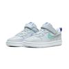 Nike Court Borough Low 2 Cow Leather Low Top Kids' Skateboarding Shoes Light Blue Children Aged 3 7 Years Old CW0998-401
