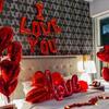 Ich liebe dich Banner Dekoration Ballons, Geeignet für die Hochzeitssaison, Verlobung, Brautgeschenke, Muttertag