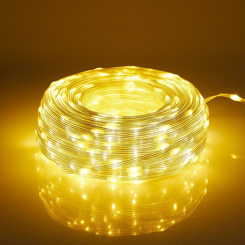 Venkovní vodotěsná solární řetězová světla pro dekoraci stromu a zahrady