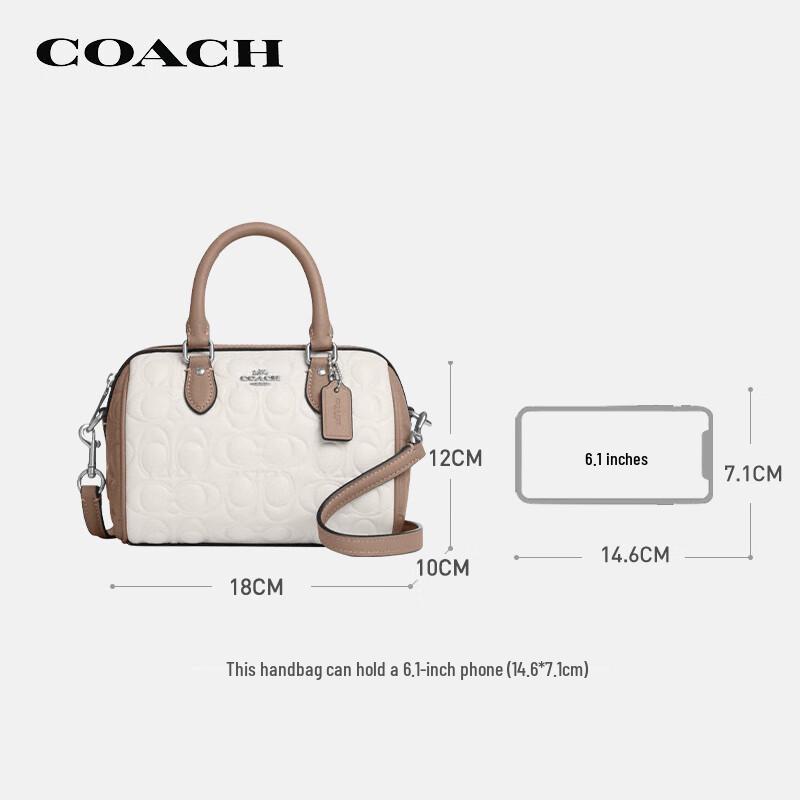 COACH Rowan Mini Crossbody Boston Bag