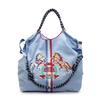 Fashionable Large Capacity Ma'am Canvas Bag  New Cloth Shoulder Tote Bags Drawstring Shopping Handbag Thin Style Canvas Bag