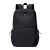 Large Capacity Men Backpack Solid Color Oxford Cloth Backpack Fashion Student Backpack  Travel