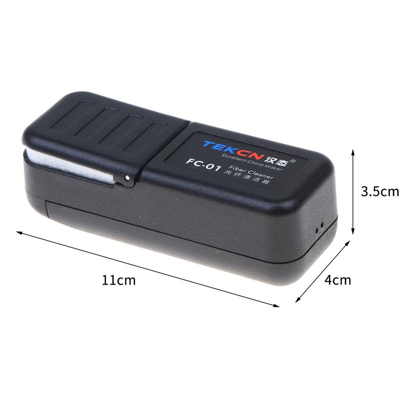 FC-01 Fiber Optic Core Wiping Clip Non-slip FTTH Cleaning Tool Ideal for Telecom Staff Fiber Optic Line Daily Maintenance