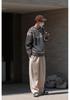 Men's Autumn/Winter French Fair Isle Stripe Knit Sweater - Round Neck, Loose Fit, Versatile Casual Style.