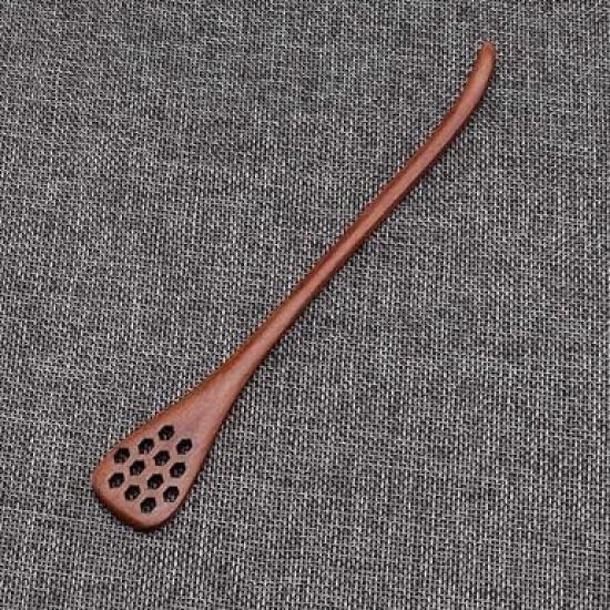 Brown Honey Dippers, Handmade Spoon Stirrer, Long Handle Honey Dipper Mixing Stick, Wooden Honey Dipper, Handmade Honey Drizzler for Kitchen and