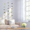 2Pcs Photo Hanging Wire and 24Pcs Mini Magnets, 1.5m(4.9ft) Stainless Steel Magnetic Photo Rope for Bedroom, Office, Wall Home Decor
