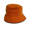 HERMES Bucket hat acetate hat Orange acetate Women Used