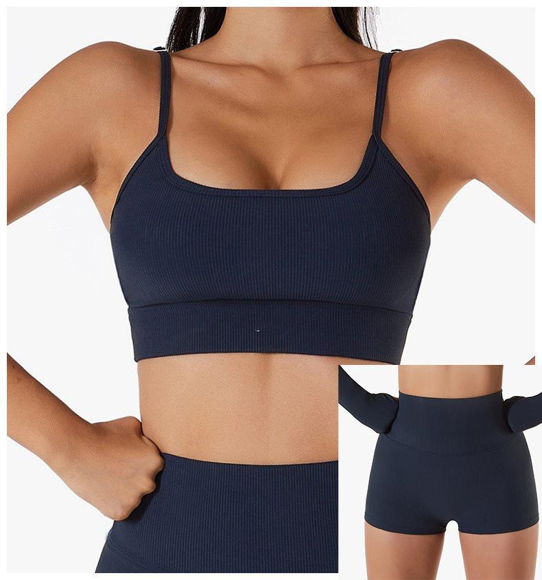 Shockproof Sports Underwear Gather Yoga Bra Running Fitness Beautiful Back Double Shoulder Suspender Yoga Clothes Women