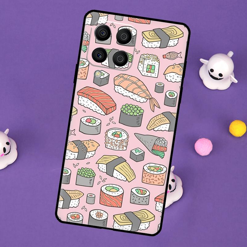 

Sushi Cover For Samsung Galaxy M11 M51 M31 M33 M13 M23 M53 M15 M55 M14 M34 M54 M20 M32 M52 Case Samsung M34 5G