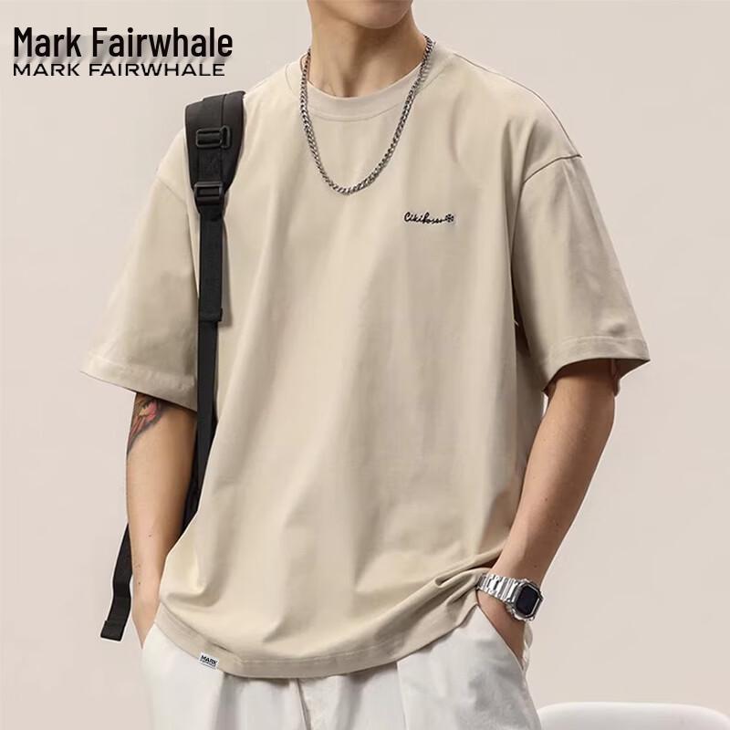 

Mark Fairwhale Men s Summer Round Neck T-shirt 3XL