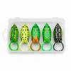 5PCS 5.5cm 12g Frog Crankbait Lures PVC Fishing Baits Durable Topwater Frog Lures  For Snakehead