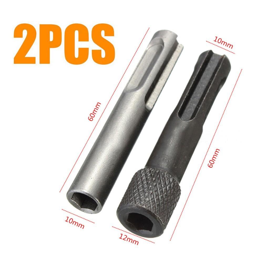 2Pcs 1/4\'\' Hex Shank SDS Screwdriver Holder Drill Bit Adaptor Magnetic Converter