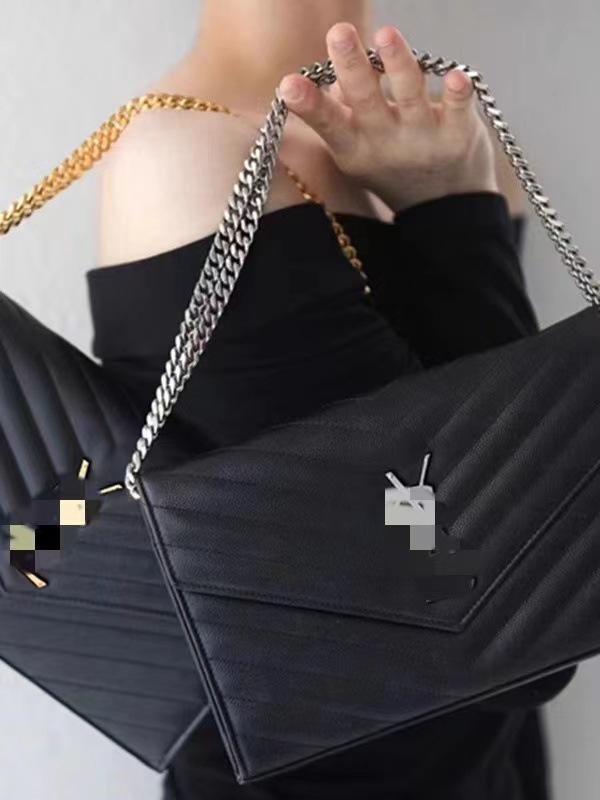 YSL Mini Dionysus Kaviar Rindsleder Umschlag Schultertasche mit Kette