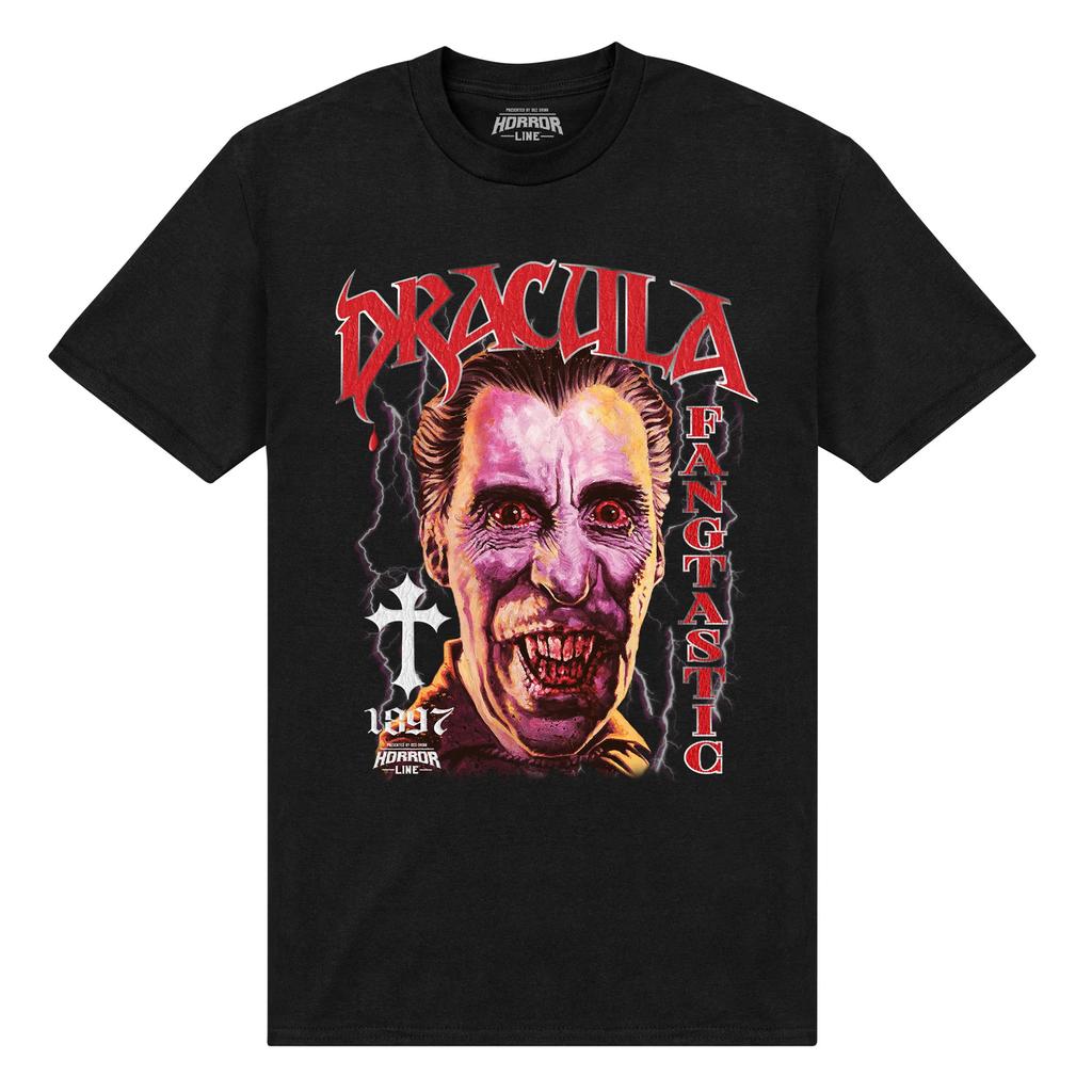 Horror Line Unisex Adult Fangtastic Dracula T-Shirt