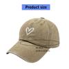 Distressed Baseball Hat for Girls Women Embroidery Heart Casual Hat for Sports Gym Mountain Camping Hat Outdoor Activity