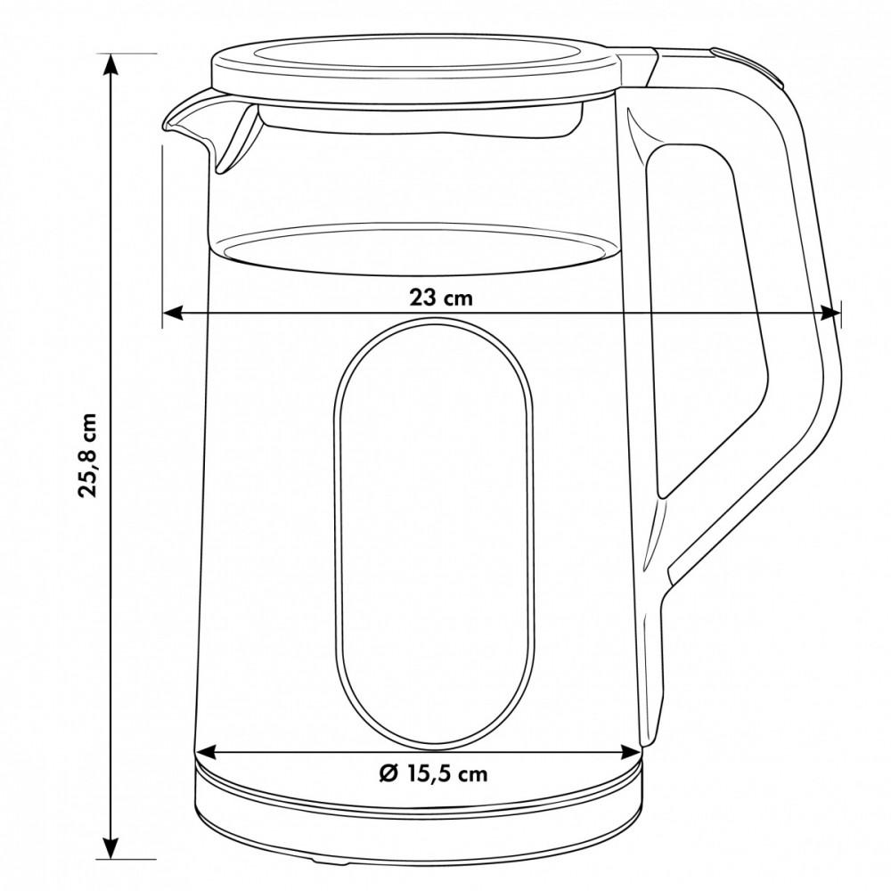 Cordless kettle GB670 B