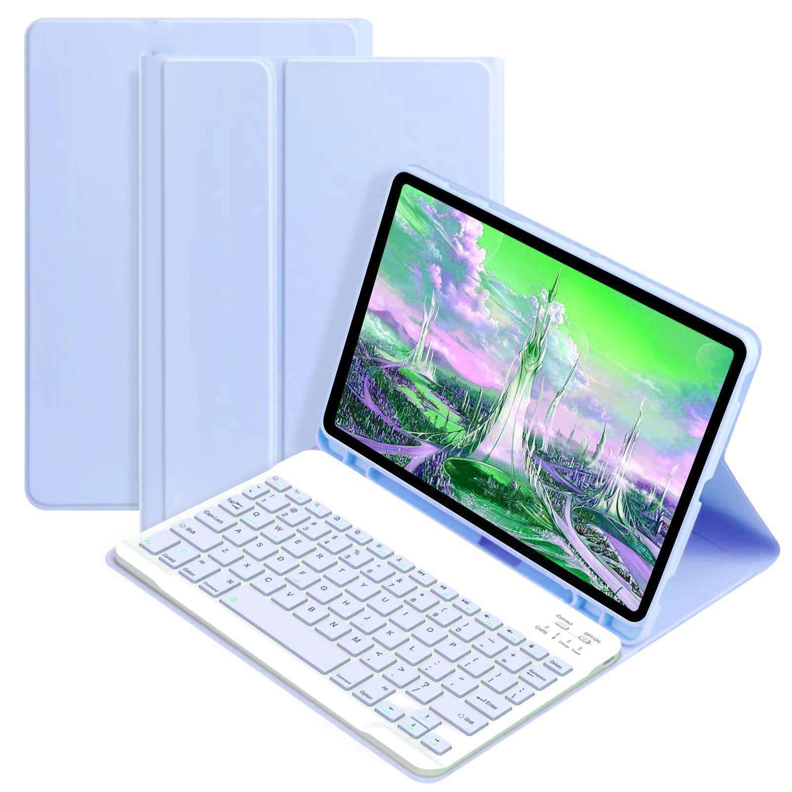 

Samsung Tab S10 FE+ 13.1-inch X620/X626B Leather Case with Bluetooth Magnetic Keyboard Tab S8 Ultra 14.6
