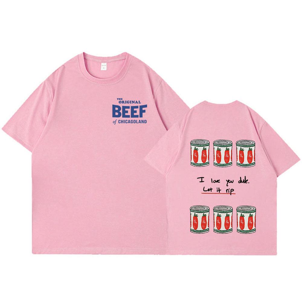 The Bear TV Series The Original Beef of Chicagoland T-shirt Harajuku Men Women Clothing Fashion Casual Cotton Oversized T Shirts