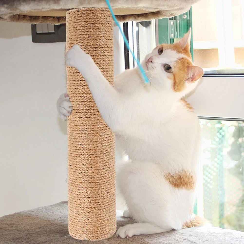 Solid Wood Cat Scratching Posts Replacement Posts Durable and Wear-Resistant Cat Accessories Sisal Posts Scratching Materials