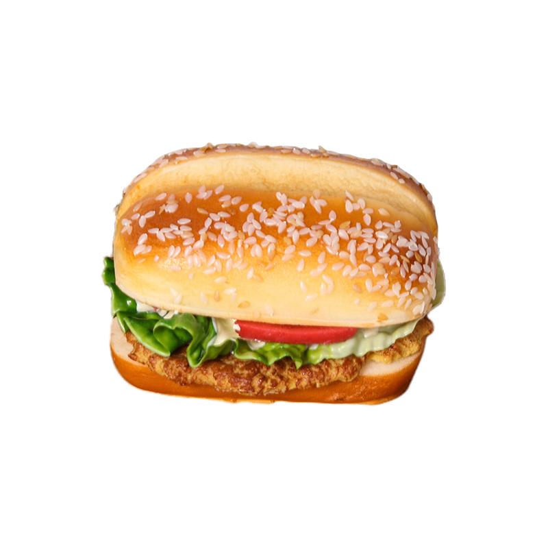 Simulation Hamburger Model Fake Bread Food Photography Props Store Cabinet Decoration Sample Artificial Kitchen Hamburger