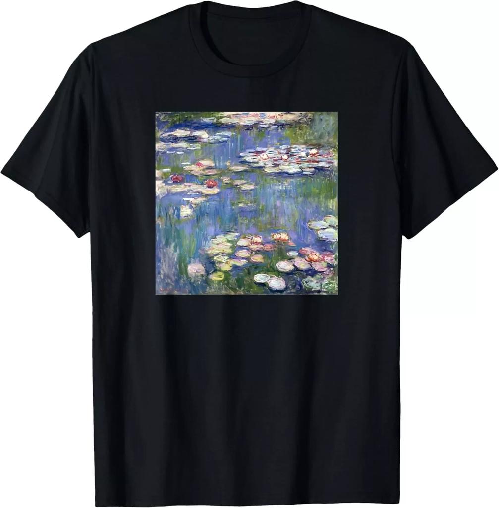 Monet's Water Lilies Shirt – Impressionist Art Painting Gift Tee Unisex