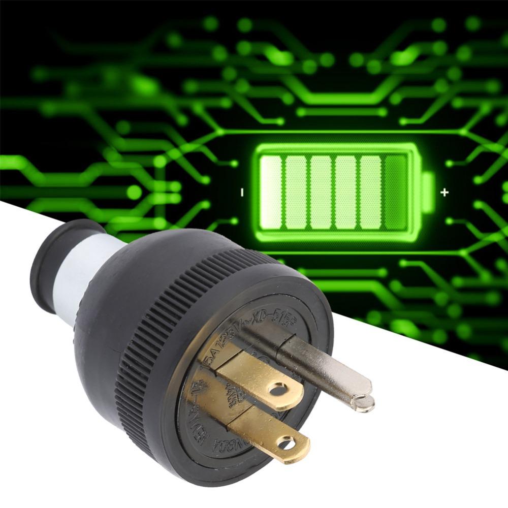 15A Power Plug Connector 125V Male Connector Durable NEMA5-15P Power Plug  Power Connections
